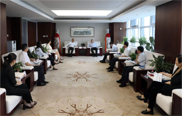 集團公司總會計師朱慶鋒赴公司調(diào)研?指導并推動深化銀企合作